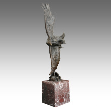 Животное Латунь Статуя Орел Украшения Бронзовая Скульптура Tpal-194